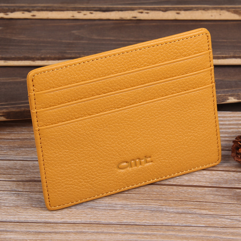 Korean Slim Card Holder For Men Business Card Holder Holder 4 Piece Amazing Leather Wallet For Women 6 Color Avialble